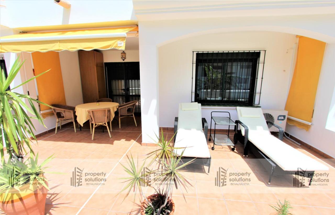 PUEBLO DEL PARQUE 3- Terraza, jardín, barbacoa y piscina Apartamento Benalmádena Exterior foto