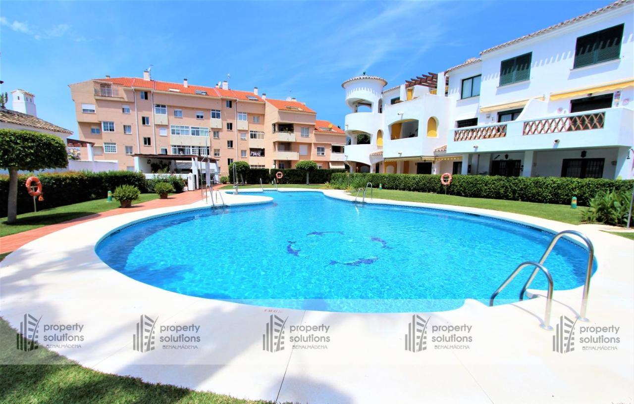 PUEBLO DEL PARQUE 3- Terraza, jardín, barbacoa y piscina Apartamento Benalmádena Exterior foto