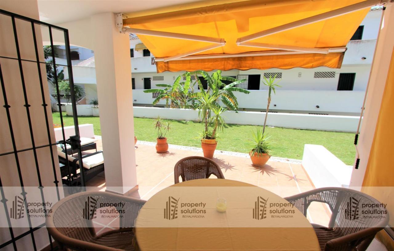 PUEBLO DEL PARQUE 3- Terraza, jardín, barbacoa y piscina Apartamento Benalmádena Exterior foto