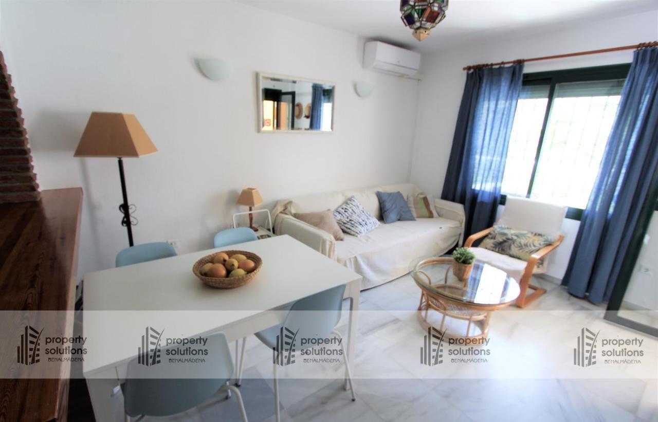 PUEBLO DEL PARQUE 3- Terraza, jardín, barbacoa y piscina Apartamento Benalmádena Exterior foto