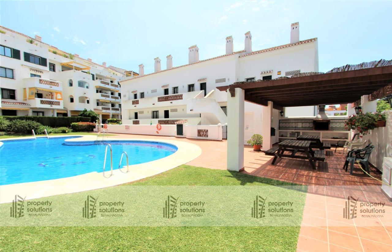 PUEBLO DEL PARQUE 3- Terraza, jardín, barbacoa y piscina Apartamento Benalmádena Exterior foto