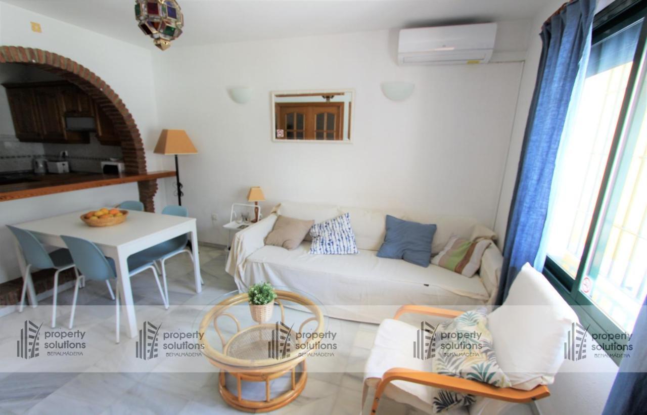 PUEBLO DEL PARQUE 3- Terraza, jardín, barbacoa y piscina Apartamento Benalmádena Exterior foto